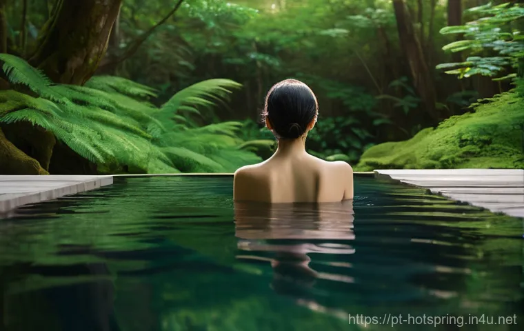 온천과 웰니스 - **Prompt 1: Serene Natural Hot Spring Immersion**
    An ethereal, high-definition photograph of a p...