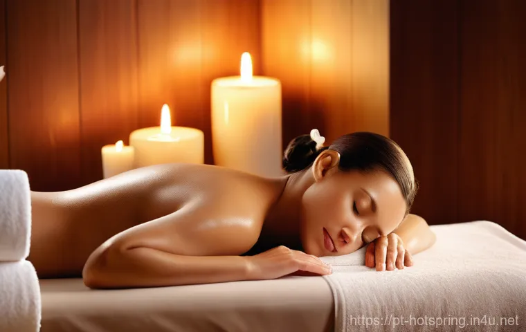 온천과 웰니스 - **Prompt 1: Serene Natural Hot Spring Immersion**
    An ethereal, high-definition photograph of a p...